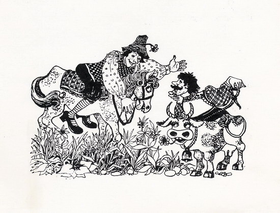 OCTAVIA TARALUNGA - ilustratii la Catalogul Expozitiei 1985 