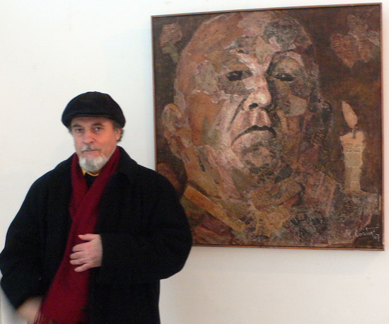 PAUL CONSTANTIN si portretul lui PETRE TUTEA la Galeria APOLLO 26 ian 2009 