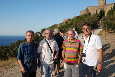 Pop Negresteanu, Aurel Dan, Horea Cucerzan, Corneliu Dragan - vizita la Perpigna sept 2009