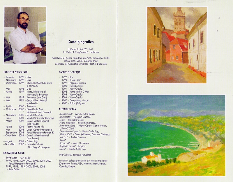 Gheorghe COMAN - Catalog expozitie 2008-1