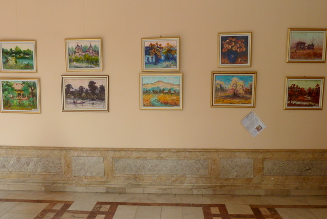Imagini din expozitia Petre SERBAN de la CMNB, februarie 2012