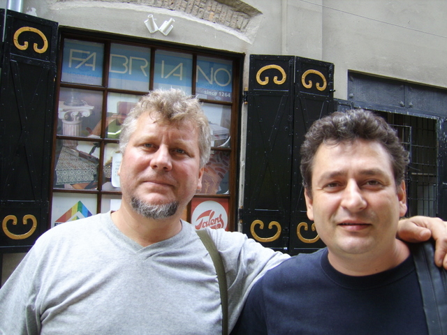 pictorii TONY STANCIU si EMANOIL MAZILU in 2007