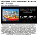 modernism.ro despre expozitia lui Sorin Adam de la Constanta 2014