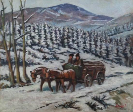 Ioan SERES -Căruta cu cai iarna 
