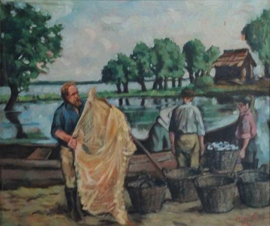Ioan SERES - Pescari in delta  (Cherhana) 